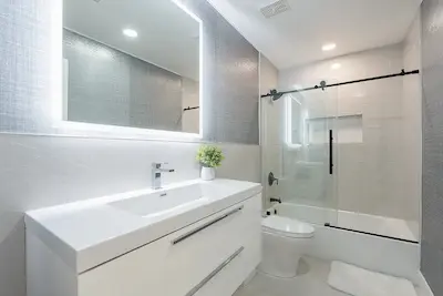 Double Sliding Glass Bathtub Door